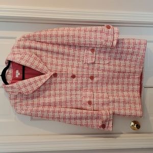 Apt 9 Pastel Pink Boucle Spring Coat Size 16